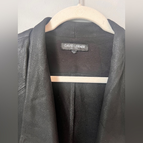 David Lerner Women's Open Moto Faux Suede Jacket, Size Small - Picture 4 of 6